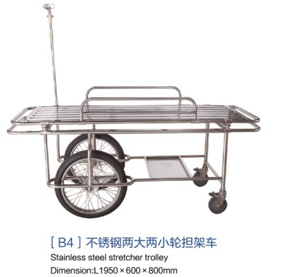 福建[b4]不銹鋼兩大兩小輪擔(dān)架車